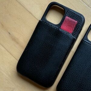 iPhone 12 Mini Leather Phone Case; Wallet Phone Case